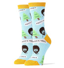 Bob Ross Happy Tree Blue Socks For Women
