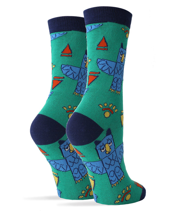 Totem Owl Socks