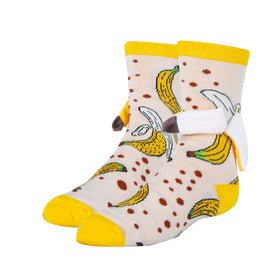 Banana Nana - Kids' 3D Pop Crew Socks
