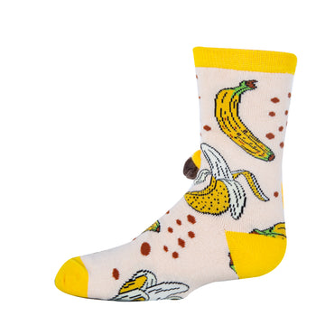 Banana Nana - Kids' 3D Pop Crew Socks - 0