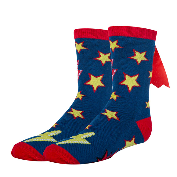 Super Hero - Kids' 3D Pop Crew Socks