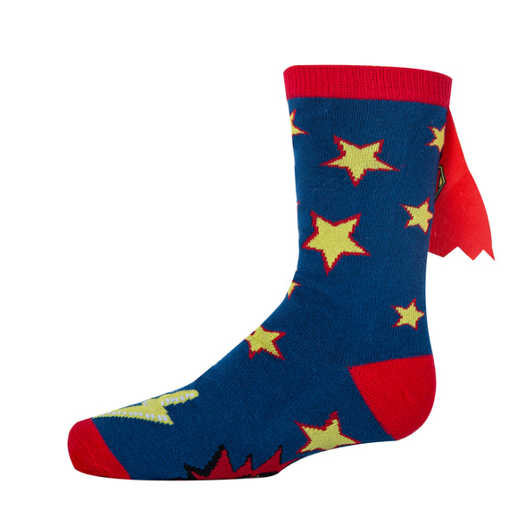 Super Hero - Kids' 3D Pop Crew Socks