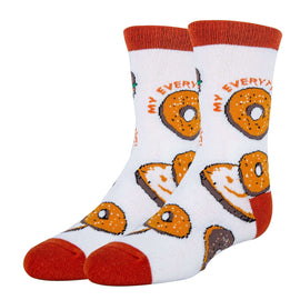 Bagel Socks| Funny Crew Socks for Boys & Girls