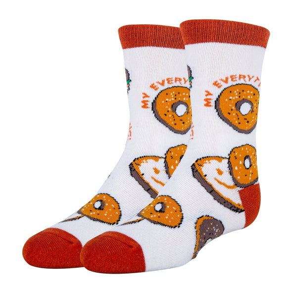 Bagel Socks| Funny Crew Socks for Boys & Girls