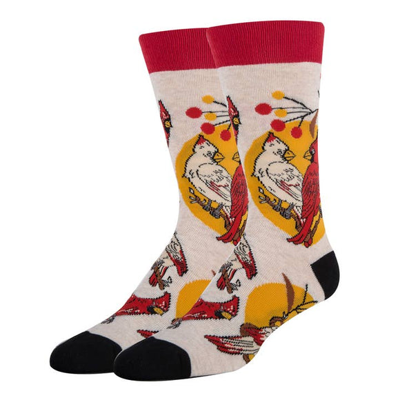 Always Cardinal Socks | Funny Crew Socks for Men