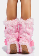 Flamingo Time Plush Slipper Socks-4