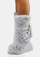 Here Kitty Kitty Slipper Socks-4