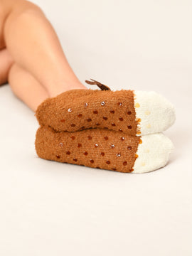 My Deer Fuzzy Socks - 0