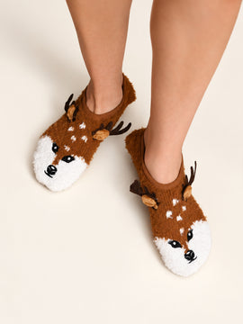 My Deer Fuzzy Socks