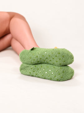 Sun Flower Fuzzy Socks - 0