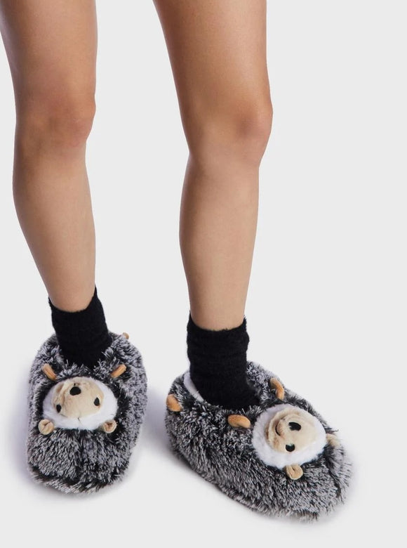 Pantuflas peludas de Hedge Hugs
