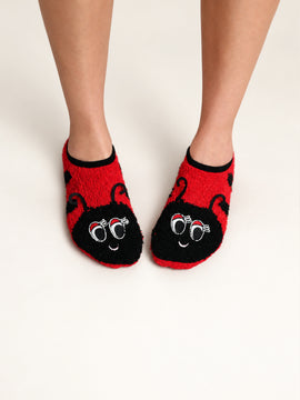 Pantuflas tipo calcetín Lady Lady Bug