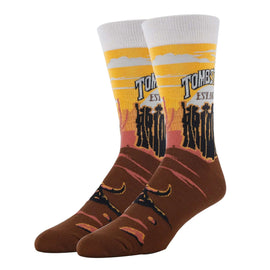 Tombstone Socks | Funny Crew Socks for Men