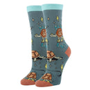 Slow & Steady Socks | Funny Crew Socks for Women