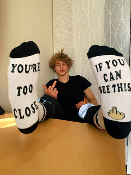 Si puedes ver esto, estás demasiado cerca Calcetines  - 0