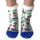 All Happy Trees Sherpa Slipper Socks for Unisex