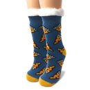 Pizza Time Sherpa Slipper Socks-3