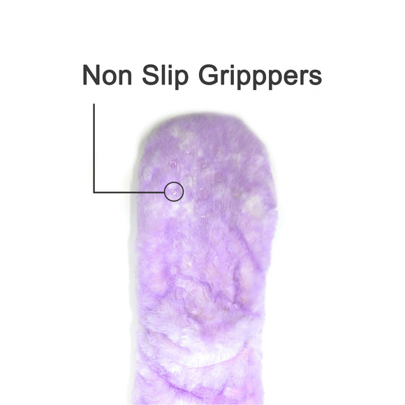 Calcetines tipo pantuflas de felpa con unicornio mágico