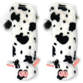 Moo Moo Plush Sherpa Slipper Socks for Women