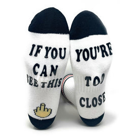 Si puedes ver esto, estás demasiado cerca Calcetines 