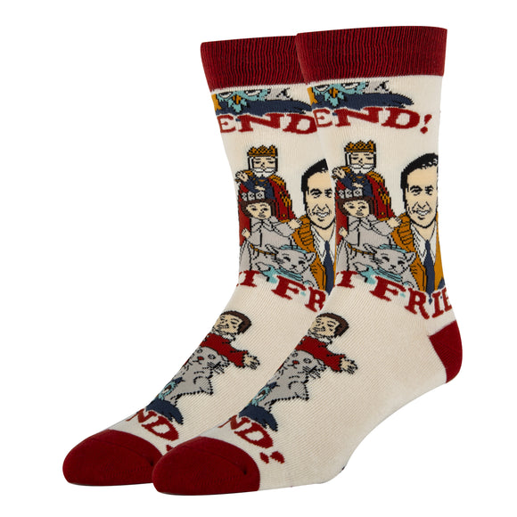 Hi, Friend! Socks | Novelty Crew Socks For Men