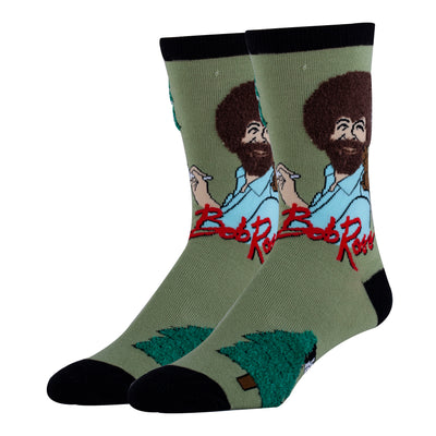 Painting Bob Ross Socks | Bob Ross Socks For Men