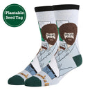 Hug A Tree Socks | Bob Ross Crew Socks For Men