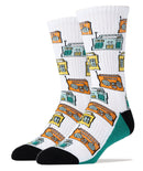 Play Dat Funky Music White Athletic Socks