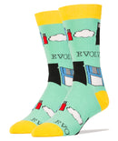 Evolve Socks | Novelty Crew Socks For Men