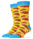 Sweet Potato Socks | Food Crew Socks for Men