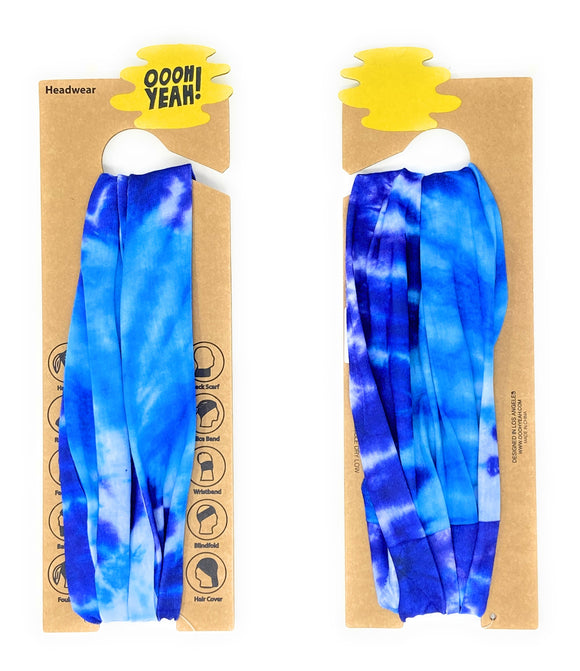 Máscara de giro teñido anudado