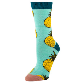 Pineapple Vibes Socks | Novelty Socks For Women