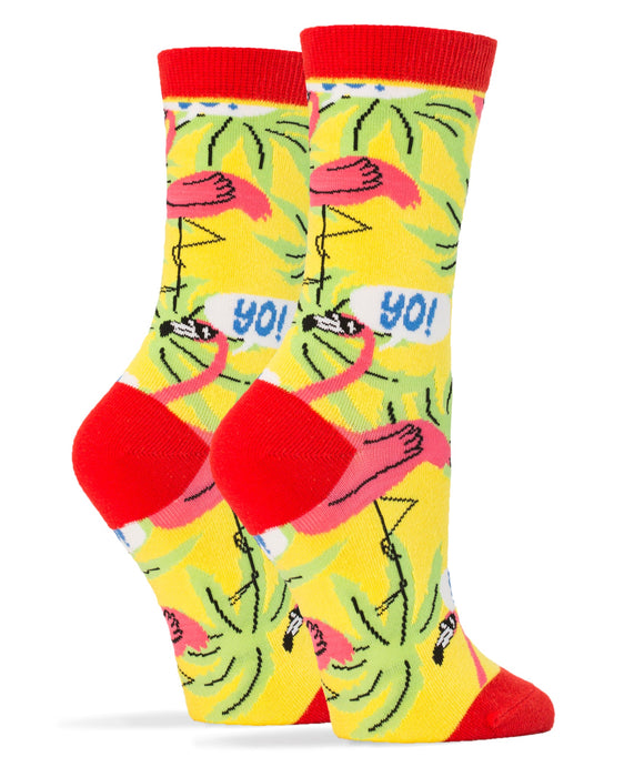 pink-flamingos-womens-crew-socks-2-oooh-yeah-socks