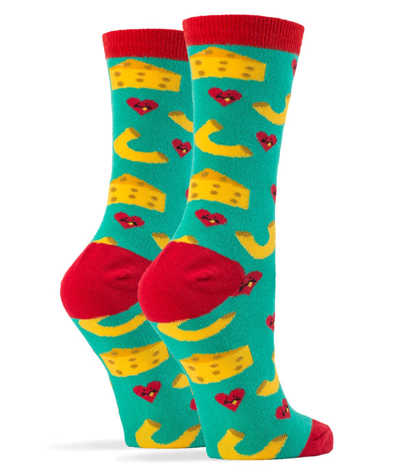 mac-and-cheese-love-womens-crew-socks-2-oooh-yeah-socks