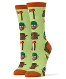 LumberJack Attack Socks | Novelty Socks For Women