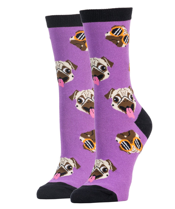 PUGtastic! Socks | Novelty Crew Socks For Women