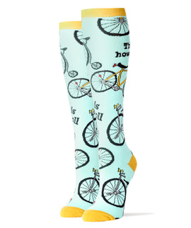 How I Roll Knee High Socks | Fun Socks For Women