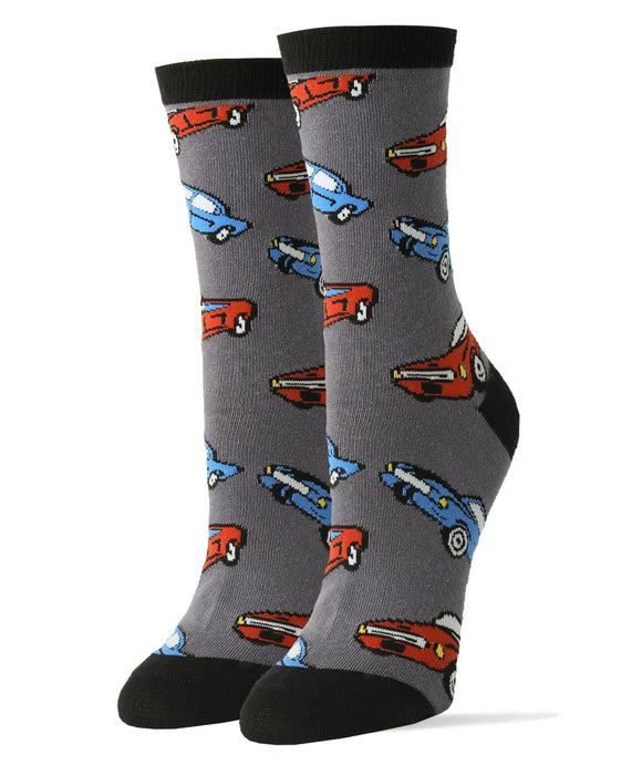 Stang Socks | Novelty Crew Socks For Women