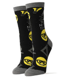 Talk Nerdy Socks | Novelty Crew Socks For Women