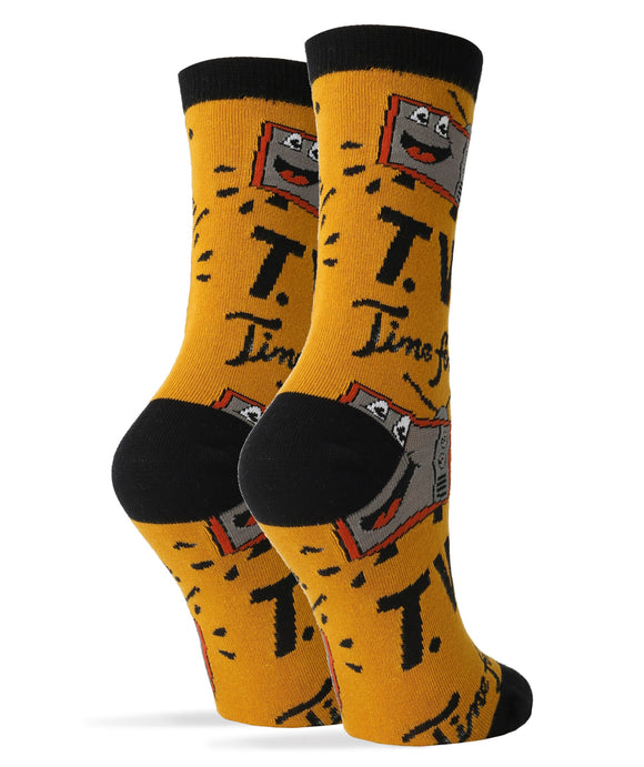 tv-time-womens-crew-socks-2-oooh-yeah-socks