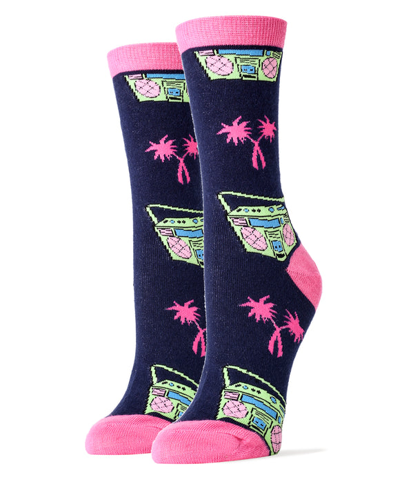 Them Beats Socks | Novelty Crew Socks For Women