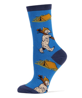 Polar Beer Socks | Novelty Crew Socks For Women