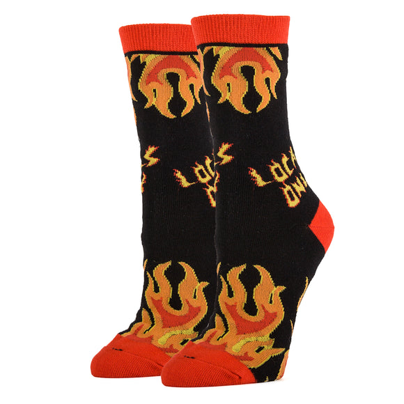Locals Only Socks | Novelty Crew Socks For Women