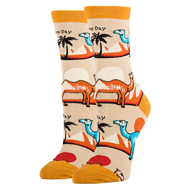 Hump Day Socks | Novelty Crew Socks For Women